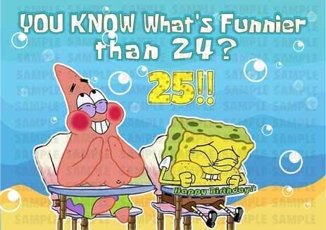 What's Funnier than 24 RC Edible Cake Image Topper Personalized Birthday Cake Banner 1/4 Sheet