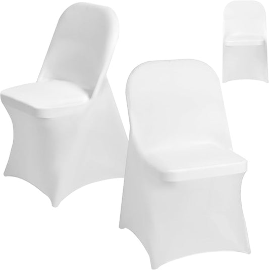 6 PCS Stretch Spandex Chair Covers for Party, Washable Reusable Dining Universal Fitted Removable Chair Cover for Wedding, Holidays, Banquet, Hotel, Celebration