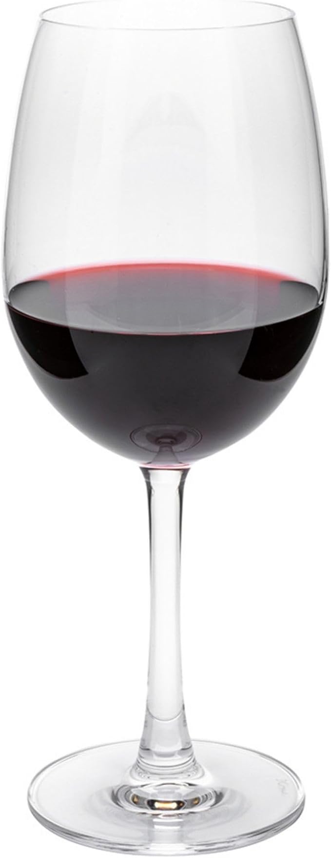 Restaurantware-Voglia Nude 19.8 Ounce Cabernet Wine Glasses, Set Of 6 Crystal Wine Glasses - For White or Red Wines, Laser-Cut Rim, Fine-Blown Crystal Stemmed Glass, Dishwasher-Safe Stemware