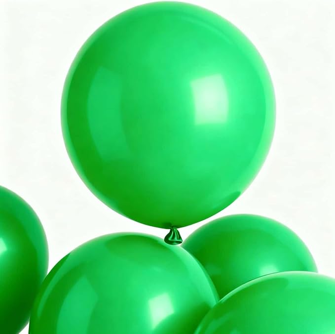 30 Pack Green Balloons 36 Inch Green Latex Large Balloon Bulk - for Forest Party Decorations and Events