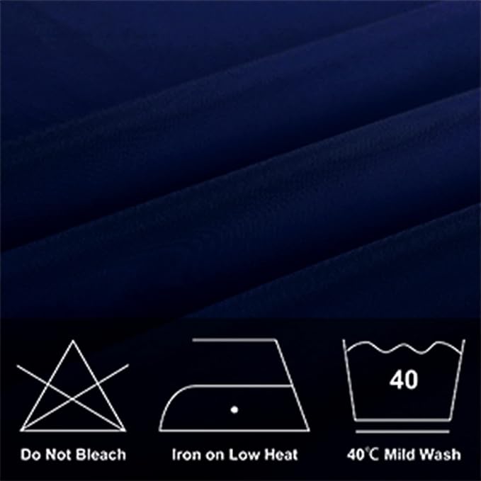 6 Pack Navy Blue Tablecloth 90 x 132 Inch Table Cloth for 6 Foot Rectangle Tables, Wrinkle Resistant Washable Polyester Fabric Table Covers for Party, Wedding,Dining,and Banquet