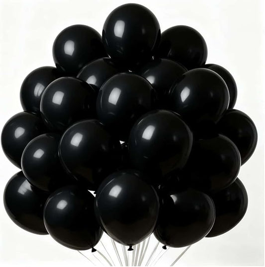 300 Pack Black Balloons 12 inch Black Latex Party Balloon Bulk for Various Party Events Decorations