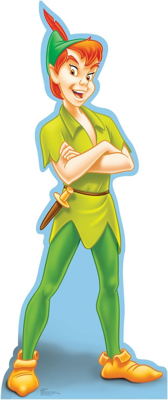 Cardboard People Peter Pan Life Size Cardboard Cutout Standup - Disney's Peter Pan