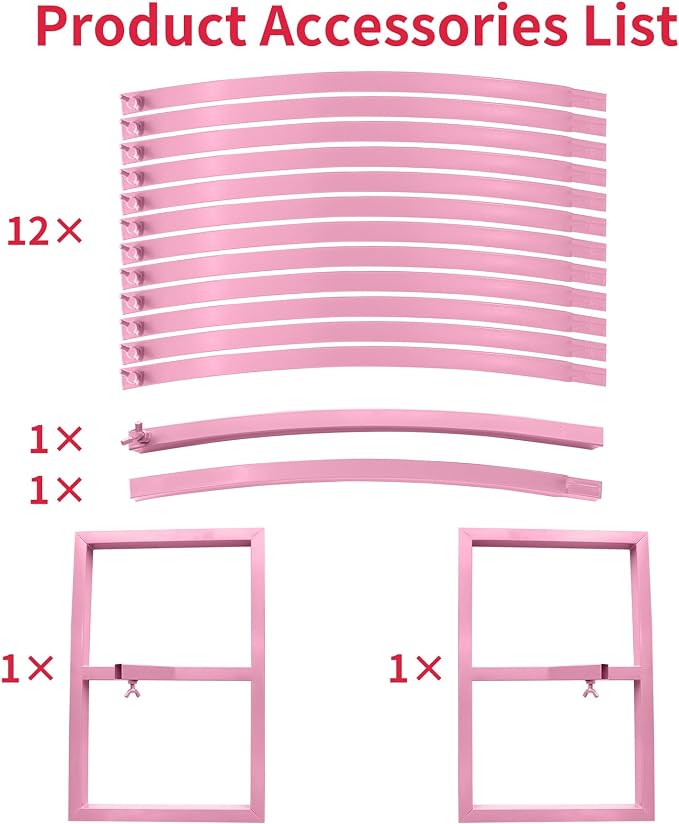 Wedding Arch Round Backdrop Stand Pink Metal Circle Backdrop Stand Circle Balloon Arch Stand Frame for Birthday Party Bridal Shower Anniversary Ceremony Candy Tables Celebration in 2x2.4m
