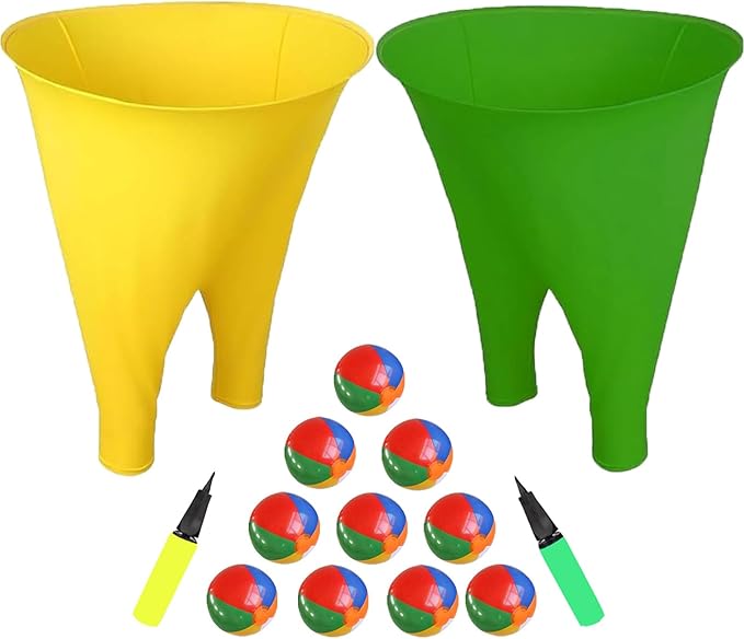 Granny Pants Yard Game,Granny Pants Outdoor Game Tossing Games with Bouncy Balls & Pump for Backyard Parties Field Day Fun Family Adults