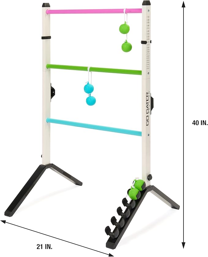 EastPoint Sports Go! Gater Premium Steel Ladderball Set - Features Sturdy Steel Material, Built-in Scoring System, Complete with All Accessories