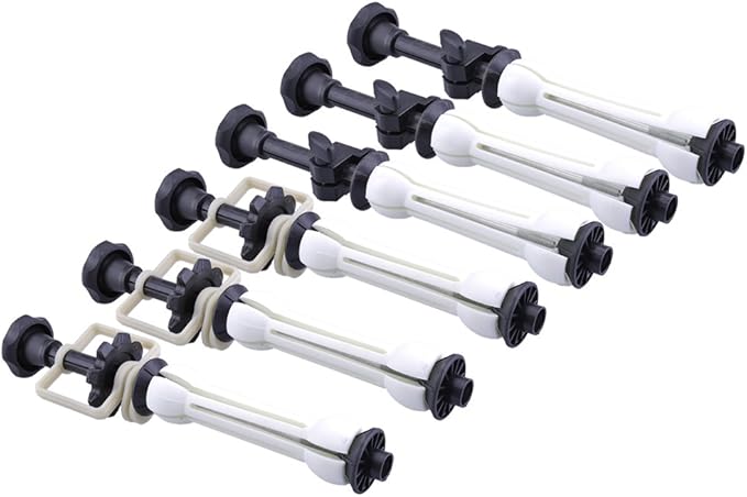 NEEWER Photography 3 Roller Wall Mounting Manual Background Support System with 2 x Tri Fold Hook, 6 x Expand Bar, 3 x Chain, Load Capacity per Roller: 22lb/10kg