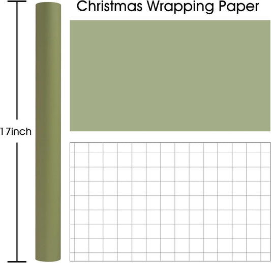 Garbendy Gift Wrapping Paper Roll-Solid Color Pearly-Lustre Paper,Perfect for Wedding, Valentine's Day,Birthday, Christmas,Baby Shower, Party - 17 Inch X 33 Feet