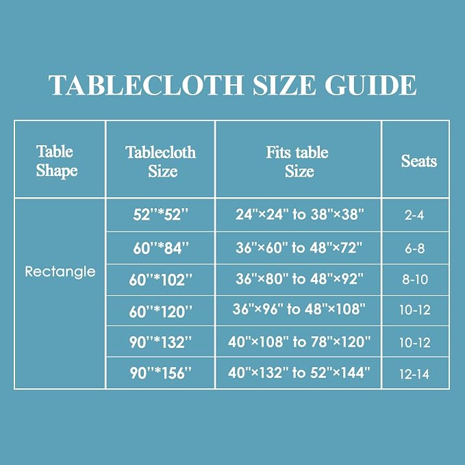 VidaFete Square Tablecloth 2 Pack 52 x 52 Inch Tablecloths Stain Wrinkle Resistant Polyester Dining Table Cover for Kitchen Dinning Party Wedding Rectangular Tabletop Buffet Decoration(White)