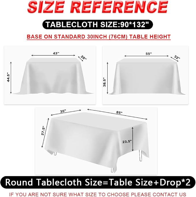 Eternal Beauty Black Tablecloth, 90x132 Inch Sequin Rectangle Table Cover for Cake Dessert Exhibition Party Birthday Events