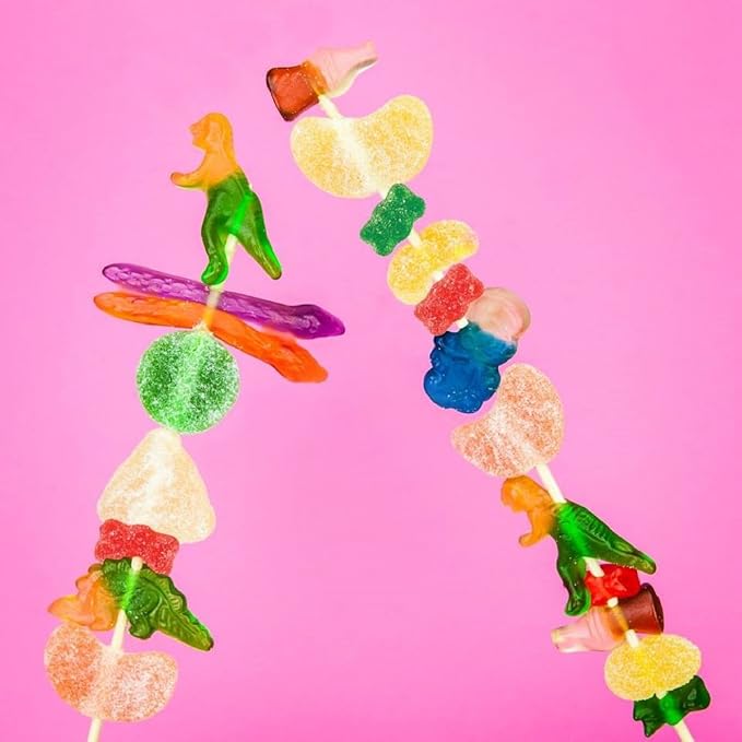 HARIBO Gummi Candy, Twin Snakes Sweet & Sour Gummy Candy, 5 Ounce Share Size Bags (Pack of 12) Delicious Soft & Chewy Snacks, Assorted Fruity Flavors