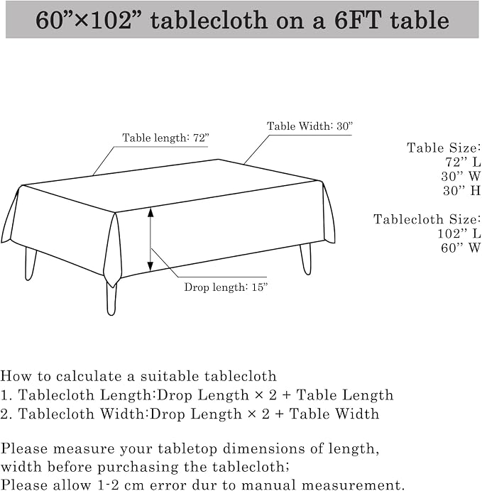 ShiDianYi Black Sequin Tablecloth 60x102-Inch Black Linen Tablecloth Party Decorations Rectangular Tablecloth Christmas Tablecloths Dining Tablecloth Oblong
