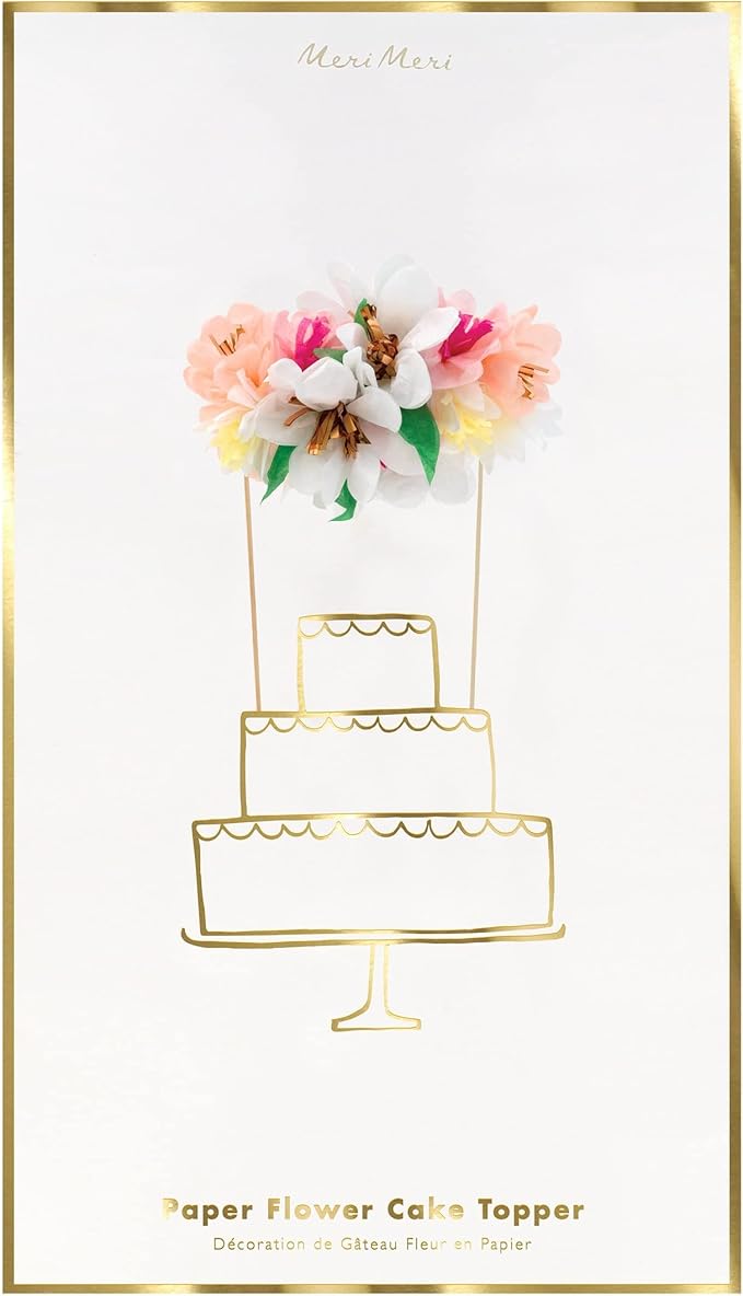 Meri Meri Flower Bouquet Cake Topper (Pack of 1)