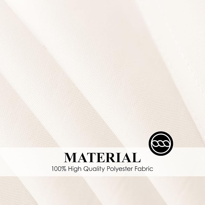 Square Tablecloth 52 x 52 Inch White 2 Pack Tablecloths Stain-Wrinkle Resistant Washable Polyester Table Cloths for Holiday, Buffet Parties, and Weddinge