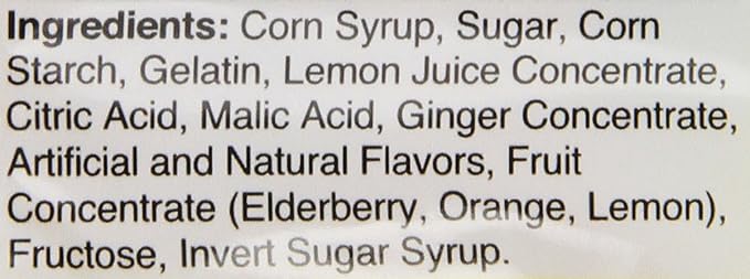 HARIBO Gummi Candy, Ginger-Lemon Gummy Candy, 4 Ounce Share Size Bags (Pack of 12) Delicious Soft & Chewy Sweet Snacks, Zesty Lemon & Warm Ginger Flavor