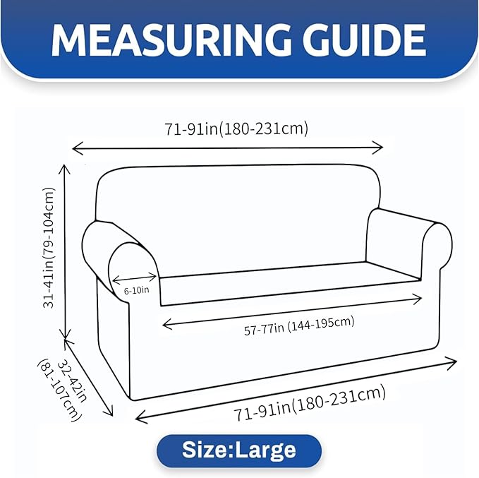 XINEAGE 2026 New 1 Piece Couch Covers for 3 Cushion Couch (79"-91") Stretch Sofa Cover Slipcover Pet Friendly Soft Washable Furniture Protector with Elastic Bottom for Kids,Dog (Sofa, Coffee)