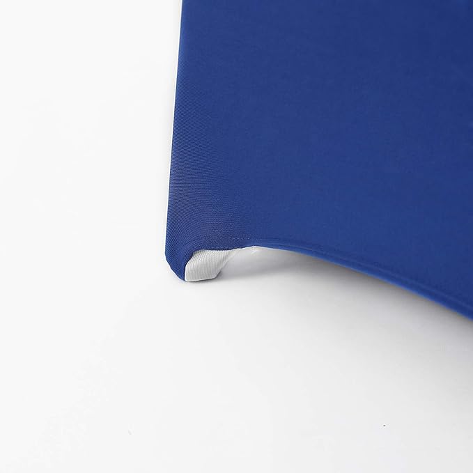 Peomeise 6pcs Stretch Spandex Chair Cover for Wedding Party Dining Banquet Event (Royal Blue, 6)