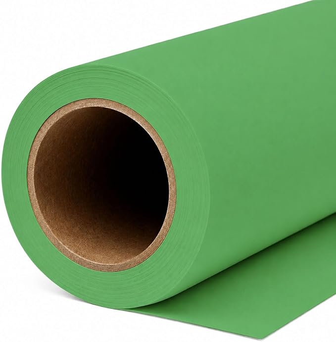 Yizhily Seamless White Backdrop Paper Roll, 53" x 16.4', Heavyweight Matte Stinger Photo Background for Small Studio Headshots, Tabletop Product & Food Photography