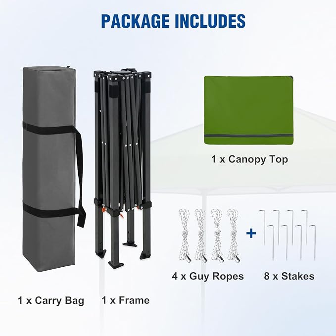 6x4 Pop Up Canopy Tent, Instant Portable Beach Canopy, Outdoor Tent with Carry Bag for Camping, Sports, Tailgating, Events, Grass Green
