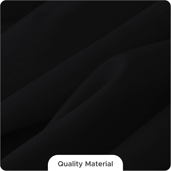 Fitable 8 Pack Rectangle Tablecloths: Stain Resistant Wrinkle Free Table Clothes, Washable Reusable Polyester Table Covers for Wedding Party Birthday Banquet Reception(Black, 60x102 Inch)