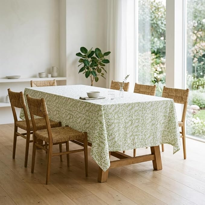 ATOSII Cotton Tablecloth Nilgiris 60" X 108" Inches
