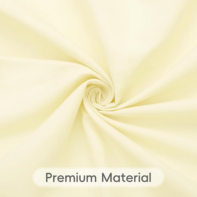 8 Pack Beige Tablecloth 60 x 126 Inch Rectangular Table Cloth for 6 Foot Rectangle Tables, Wrinkle Resistant Washable Polyester Fabric Table Covers for Wedding Party Banquet Buffet and Camping