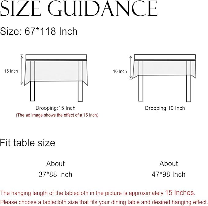 ISAENNE Designer Linen Rectangular Long Tablecloth,118"x67"-Segerman B | Chinoiserie Vintage Elegant Floral Table Cloth Rectangle Table,Beautiful,Dining Room,Tea Party,Kitchen,Thanksgiving