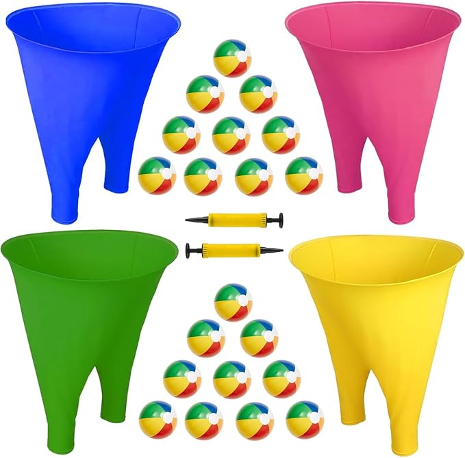 Granny Pants Yard Game, Outdoor Games for Adults, with 10 Inflatable Balls & 2 Air Pumps (Random Colors),The Ultimate Family Reunion Backyard Party Games - 4