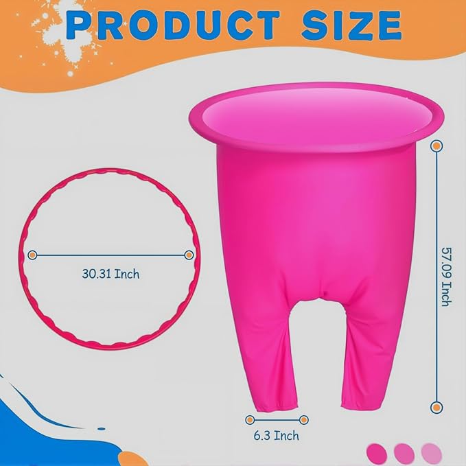 Granny Pants Yard Game Set - Outdoor Lawn Party Game with Oversized Giant Pants, Bouncy Balls & Pump, Backyard Parties, Field Day Fun for Family Backyard Games, Garden, Picnic, Birthday Party