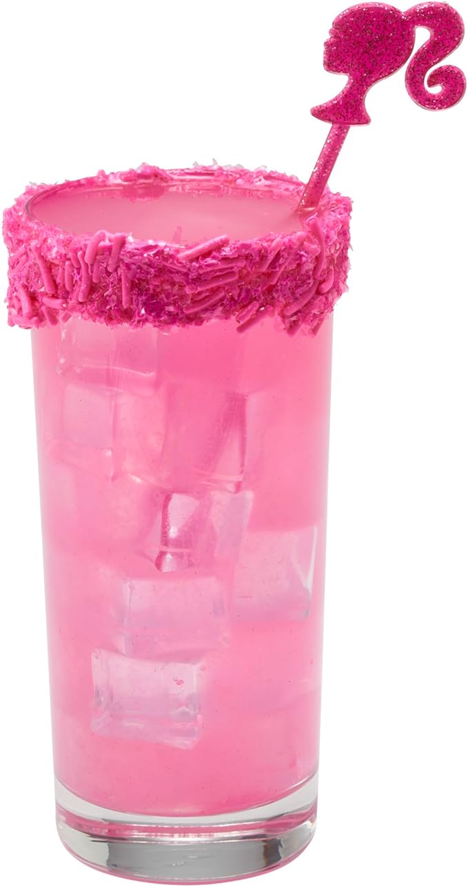 DecoPac Barbie Skewers For Cakes, Cupcakes, And More | 36 Pink Stir Sticks, Ideal For Birthday's, Parties And Celebrations. Personalize Your Baked Creations. Pack of 36