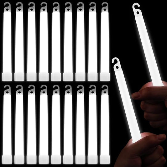 LEIFIDE 150 Pcs 6 Inch Glow Sticks Bulk White Glow Stick Light Sticks Light up Favors for Wedding Parties Activities