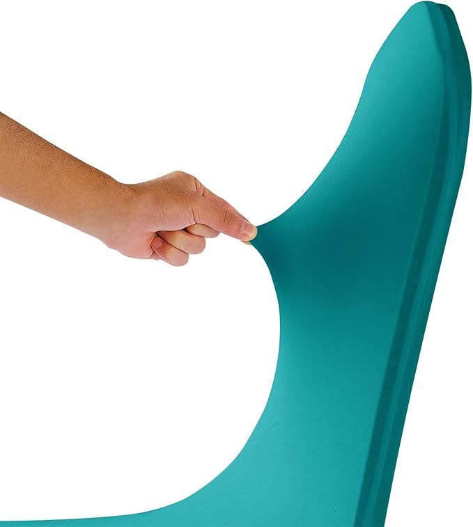 Spandex Chair Covers, 25PCS, Washable Protector for Living Room, Party, Banquet, Wedding, Hotel (Turquoise)