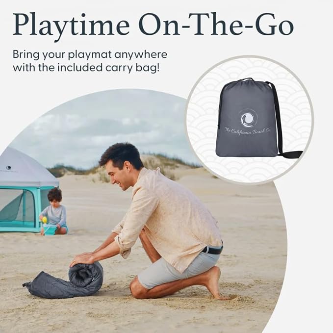 Pop 'N Go 3.0 Mat & Mattress Cover Combo Waves
