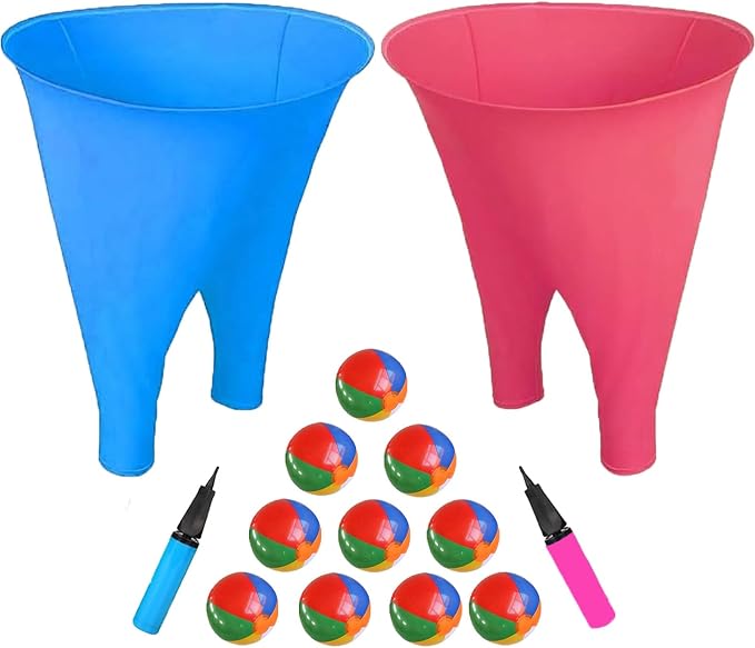 Granny Pants Yard Game,Granny Pants Outdoor Game Tossing Games with Bouncy Balls & Pump for Backyard Parties Field Day Fun Family Adults