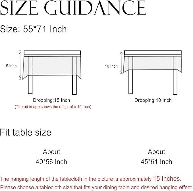 ISAENNE Designer French Linen Rectangular Tablecloth,71"x55"-Alvarado D | Vintage Elegant Beautiful Table Cloth for Rectangle Table,Orange Floral Pattern,Dining Room,Tea Party,Kitchen,Thanksgiving