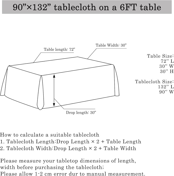 ShiDianYi Royal Blue 90x132-Inch Sequin Tablecloth - Elegant 6FT Rectangular Glitter Table Linen for Prom, Wedding, Birthday, and Party Reception Decor