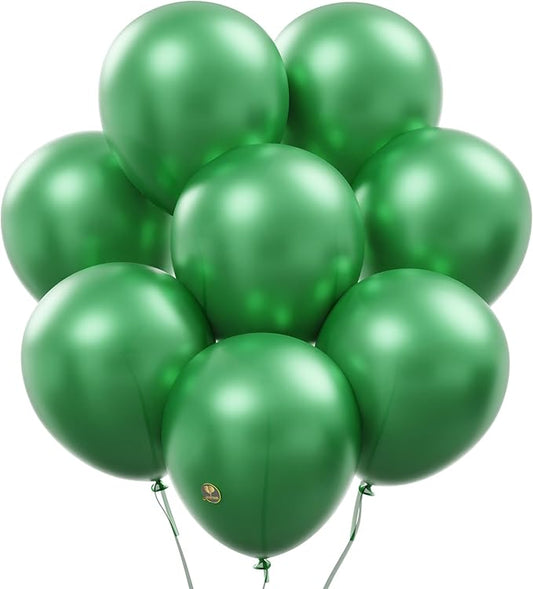 AFTERLOON® Biodegradable Balloons Pearlized Light Green 12 Inch 100 Pack, Pearlescent Thickened Extra Strong Latex Helium Float, for Baby Shower Gender Reveal Wedding Birthday Party Decorations