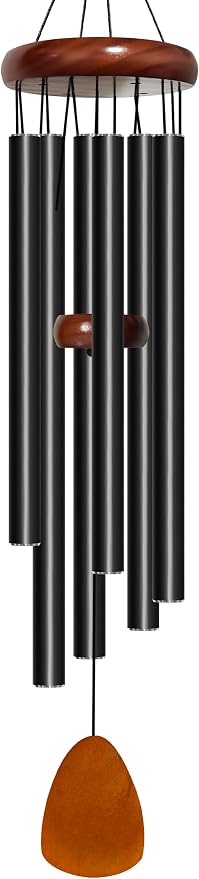 Bursvik Wind Chime for Outside, 32 inch Aluminium Metal Wind Chimes, Relaxing Soothing Wind Chimes Outdoor, Decoration for Garden, Patio, Yard, Home, Gift for Mother's Day, Birthday(Waterdrop)