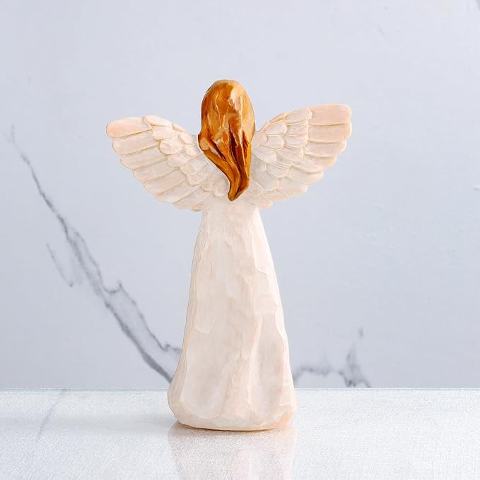 Kohehe Thank You Gifts for Women,Teacher Appreciation Gifts,5.5'' Handmade Angel Figurine Employee Appreciation Gift,Thank You Gift for Coworker Teacher Nurse Boss Employee Lady