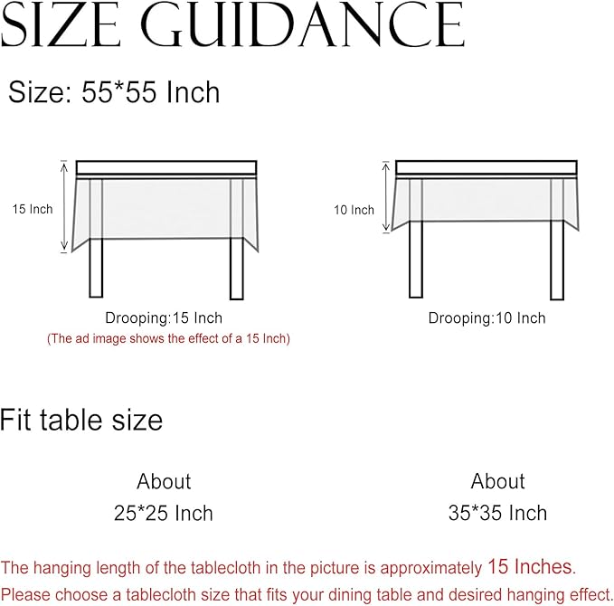 ISAENNE Designer Vintage Linen Square Small Tablecloth,55"x55"-Ratina | French Elegant Beautiful Printed Table Cloth,Floral Pattern,Decoration,Heavyweight,Dining,Kitchen,Tea Party,Thanksgiving