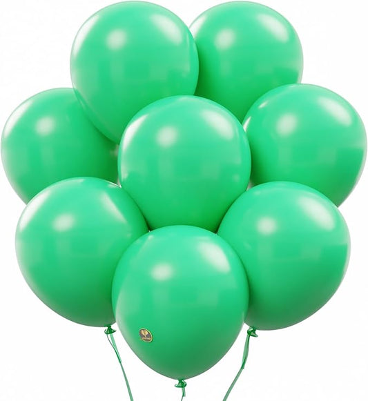 AFTERLOON® Biodegradable Balloons 24 pcs Light Green 12 Inch, Matte Color Thickened Extra Strong Latex Helium Float, Multicolor Colorful Bulk Color ballon baloon Globos Para Decoration De Fiestas