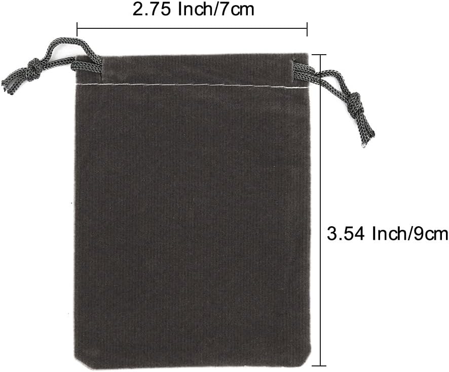 Shintop 10pcs Velvet Drawstring Bags Wedding Gift Bags Velvet Cloth Jewelry Pouches