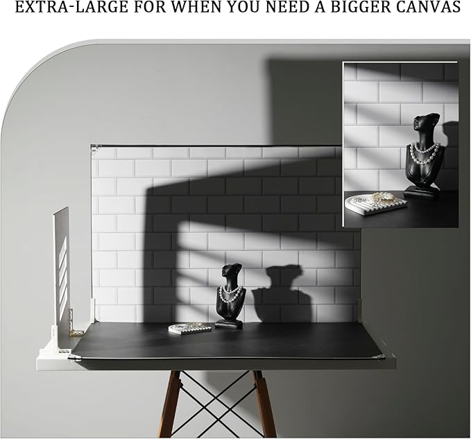 Product Photography Backdrops with Shadow Boards, 23x35in 10 Pcs 20 Patterns Photo Backdrop Board for Tabletop Small Shooting, Background for Photos, Metlakat