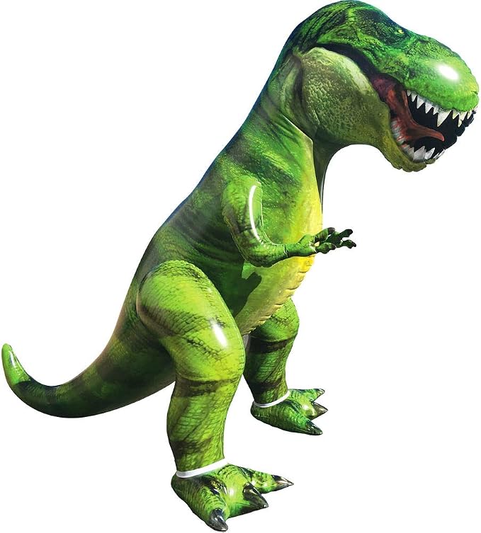 JOYIN 62” Giant T.rex Dinosaur Inflatable for Party Decorations, Birthday Party Gift for Kids and Adults, Dinosaur Pool Toys (Over 5Ft. Tall)