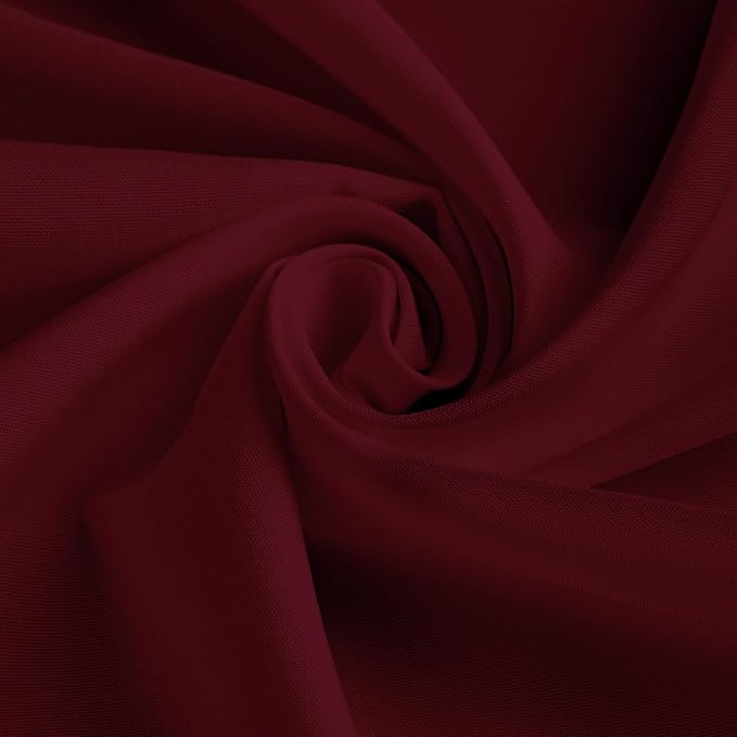 10 Pack Burgundy Tablecloth 60 x 126 Inch Table Cloths for 8 Foot Rectangle Tables Washable Polyester Fabric Burgundy Table Cloth Rectangle for Parties Wedding Banquet
