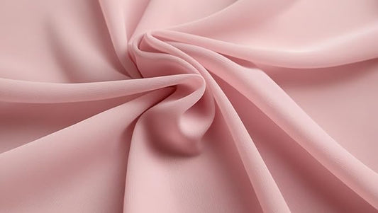 New Star Fabrics Chiffon Fabric, Continuous 60" Wide (30ft) Sheer Material, 100% Soft Polyester, Ideal for Wedding, Party, Event Decor, Draping, and Dresses (Dusty Rose, 5 Yards)