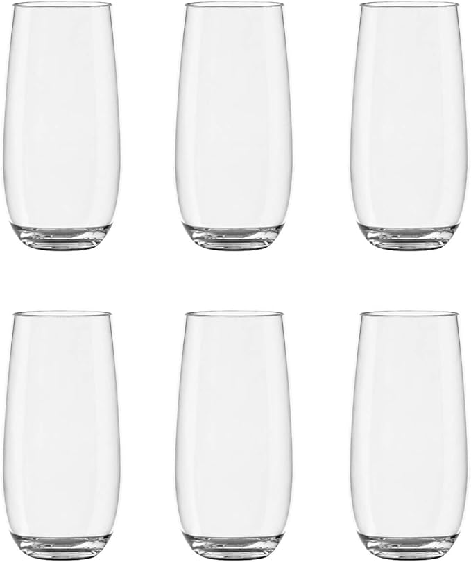 TarHong Montana Highball Glass, 18 oz., Premium Acrylic Drinkware, Set of 6