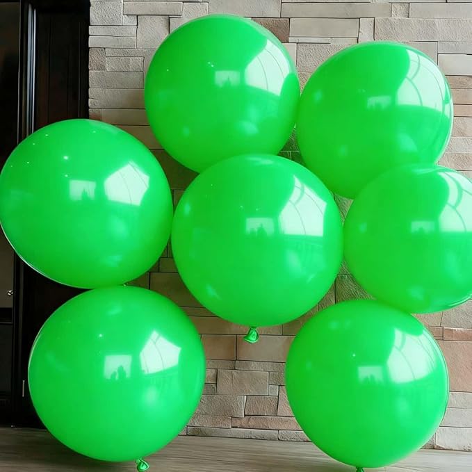 30 Pack Green Balloons 36 Inch Green Latex Large Balloon Bulk - for Forest Party Decorations and Events