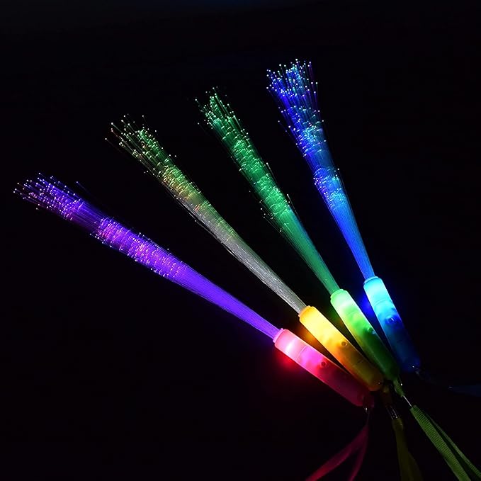 Glow Sticks Bulk, 72 Pcs LED Light Up Wands Glow Sticks with 3 Modes Colorful, Glow in The Dark Party Supplies for Wedding, Raves, Concert, Party