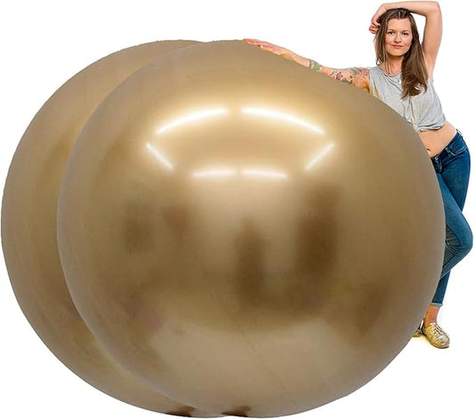 | Giant Balloons 72 Inch Jumbo | Ready to Inflate with Air, Helium or Fill with Water | Decorate Your Events